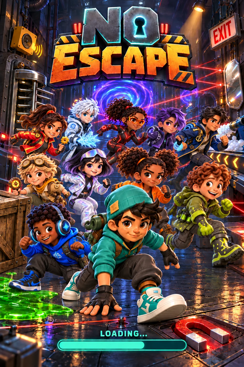 No Escape: Dash leads the full escapist crew through a vault filled with traps.